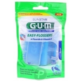 Gum Easy Flossers 890 Οδοντικό Νήμα σε Διχάλες, 30 τεμ