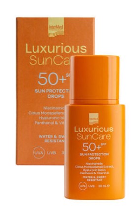InterMed Luxurious SunCare Sun Protection Drops SPF50+ Αντηλιακό 30ml