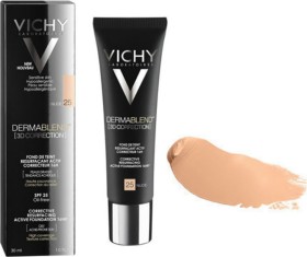 Vichy Dermablend 3D Correction 25 Nude Καλυπτικό Make-up  30ml