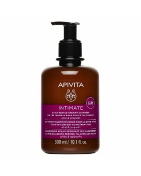 Apivita Intimate Lady Καθημερινό Απαλό Κρεμώδες Καθαριστικό για την Ευαίσθητη Περιοχή για Επιπλέον Άνεση 300ml