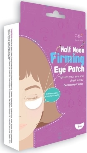 Vican Cettua Clean & Simple Halfmoon Firming Eye Patch Επιθέματα για την Μείωση των Λεπτών Γραμμών Γύρω από τα Μάτια 5 Ζευγάρια