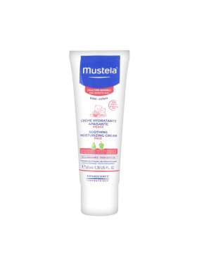 Mustela Bebe Very Sensitive Skin Soothing Moisturizing Cream Καταπραϋντική Κρέμα Ενυδάτωσης Προσώπου για Ευαίσθητες Βρεφικές/Παιδικές Επιδερμίδες 40ml