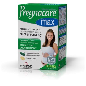 Vitabiotics Pregnacare Max Συμπλήρωμα για τη Μέγιστη Διατροφική Υποστήριξη των Γυναικών κατά την Περίοδο της Εγκυμοσύνης, 56 tabs + 28 caps