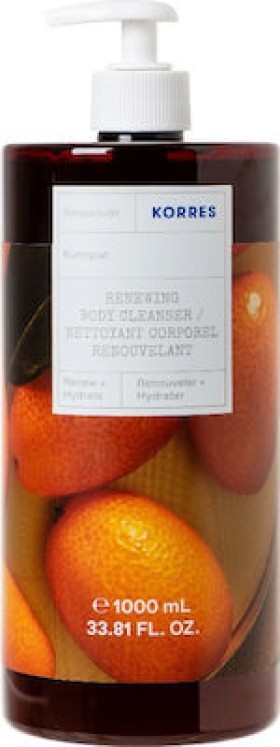 Korres Renewing Αφρόλουτρο σε Gel Kumquat 1000ml