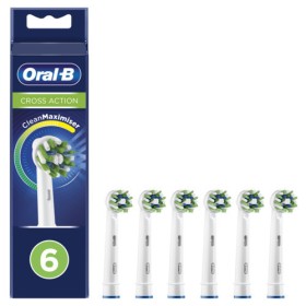 Oral B Oral-B CrossAction Clean Maximiser-Ανταλλακτικές Κεφαλές Ηλεκτρικής Οδοντόβουρτσας, 6τμχ