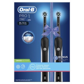 Oral B PRO 1 Cross Action Επαναφορτιζόμενη Ηλεκτρική Οδοντόβουρτσα [790] Διπλή Συσκευασία 1+1 ΔΩΡΟ