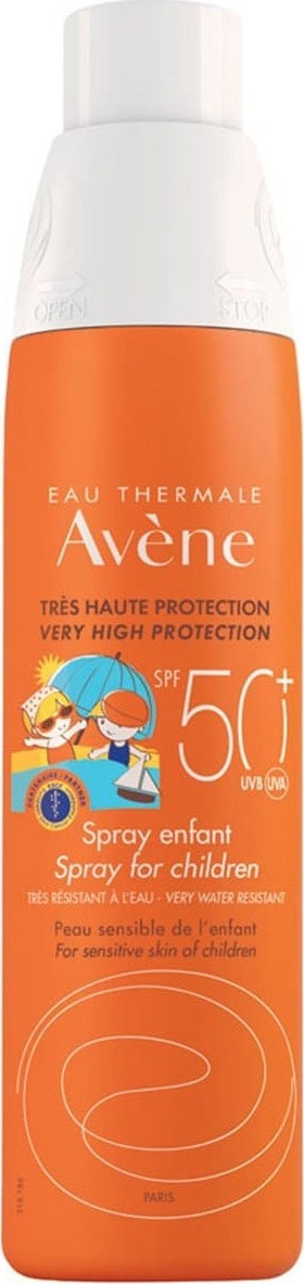 Avene Αδιάβροχο Παιδικό Αντηλιακό Spray Eau Thermale για Πρόσωπο & Σώμα SPF50 200ml