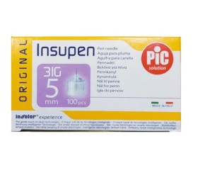 PiC Solution Insupen Βελόνες Ινσουλίνης 31G x 5mm 100τμχ