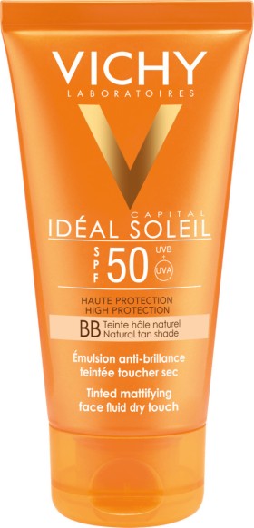 Vichy Ideal Soleil BB Tinted Dry Touch Face Fluid Mat SPF50 50ml