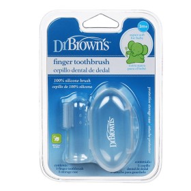 Dr. Browns Βρεφική Δακτυλική Οδοντόβουρτσα Σιλικόνης, 3m+ [HG010]