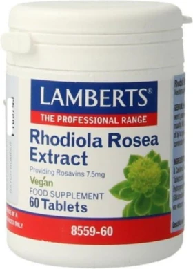 Lamberts Rhodiola Rosea Extra (60tabs) - Βελτίωση μνήμης & αντιμετώπιση άγχους