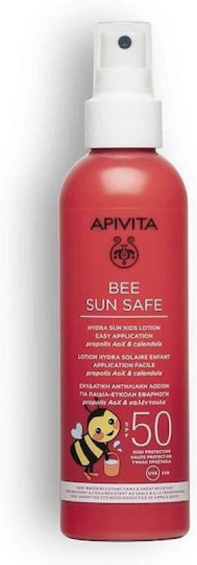 Apivita Bee Sun Safe SPF50 Αδιάβροχο Παιδικό Αντηλιακό Γαλάκτωμα 200ml