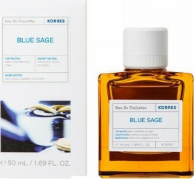 Korres Blue Sage Eau De Toilette Ανδρικό Άρωμα 50ml