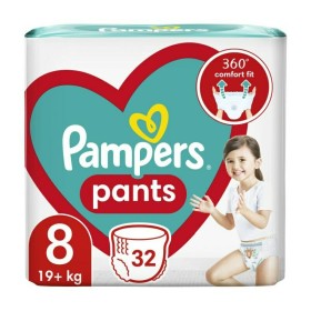 Pampers Pants Μέγεθος 8 [19+kg] 32 Πάνες - Βρακάκι