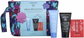 Apivita Aqua Beelicious Rich Cream Σετ Περιποίησης με Κρέμα Προσώπου για Ξηρές Επιδερμίδες