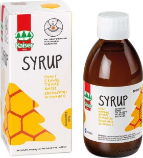Kaiser Syrup Classic Σιρόπι για Ερεθισμένο Λαιμό και Βήχα Κλασική Γεύση 200ml