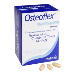 Health Aid Osteoflex (prolonged release)  Συμπλήρωμα Διατροφής Βραδείας Αποδέσμευσης με Γλυκοζαμίνη & Χονδροϊτίνη για Υγιείς Αρθρώσεις 90 Ταμπλέτες