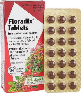 Power Health Floradix Tablets  84 ταμπλέτες
