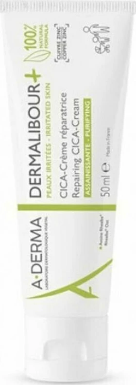 A-Derma Dermalibour Cica Ενυδατική Κρέμα για Ευαίσθητες Επιδερμίδες 50ml