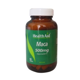 Health Aid Maca 500mg Συμπλήρωμα Διατροφής με Ακόρεστα Λιπαρά Οξέα & Αμινοξέα για Τόνωση & Ευεξία 60 Ταμπλέτες