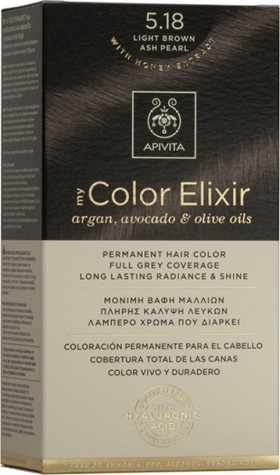 Apivita My Color Elixir Promo -20% N.5.18 Καστανό Ανοιχτό Σαντρέ