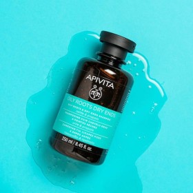 Apivita Oily Roots Dry Ends Σαμπουάν για Βαθύ Καθαρισμό για Λιπαρά Μαλλιά 250ml
