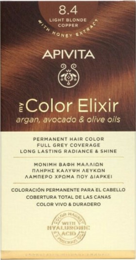 Apivita My Color Elixir Promo -20% N.8.4 Ξανθό Ανοιχτό Χάλκινο
