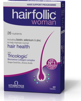 Vitabiotics Hairfollic Woman Hair Health with Tricologic 60 ταμπλέτες