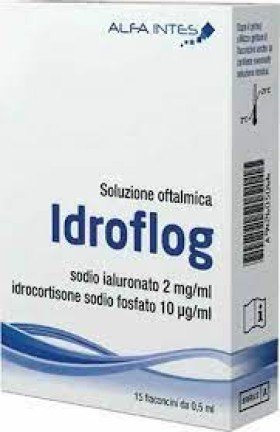 Alfa Intes Idroflog Οφθαλμικές Σταγόνες με Υαλουρονικό Οξύ