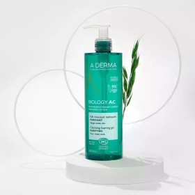 A-Derma Gel Καθαρισμού Biology Ac για Λιπαρές Επιδερμίδες 400ml