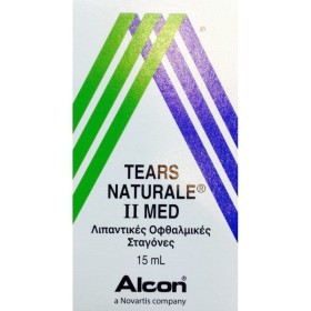 Alcon Tears Naturale II Οφθαλμικές Σταγόνες σε Διάλυμα, 15 ml