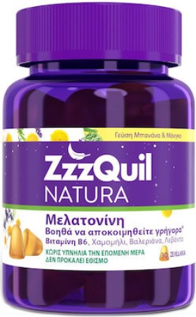 ZzzQuil Natura Συμπλήρωμα για τον Ύπνο Μάνγκο Μπανάνα 30 ζελεδάκια