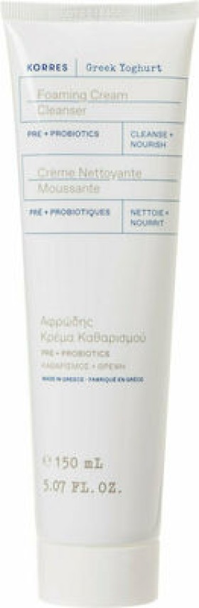 Korres Greek Yoghurt Αφρώδης Κρέμα Καθαρισμού 150ML