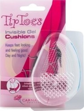 Carnation TipToes Invisible Gel Heel Cushions 1ζεύγος