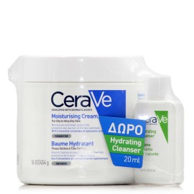 CeraVe Moisturising Cream 454g & Hydrating Cleanser Σετ Περιποίησης για Ξηρές Επιδερμίδες 20ml