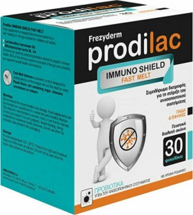 Frezyderm Prodilac Immuno Shield Fast Melt Ροδάκινο 30 φακελάκια