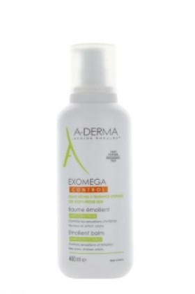 A-Derma Exomega Control Baume Emolliente Μαλακτικό Βάλσαμο Για Ατοπικό Δέρμα για Πρόσωπο - Σώμα 400ml