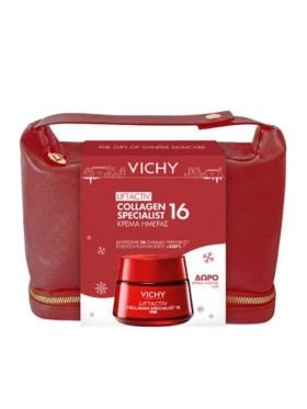 Vichy Promo Liftactiv Collagen Specialist 16 Κρέμα Ημέρας Ενισχύει το Κολλαγόνο και Διορθώνει 16 Σημάδια Γήρανσης 50ml με Δώρο Liftactiv Collagen Specialist 16 Κρέμα Νύχτας 15ml