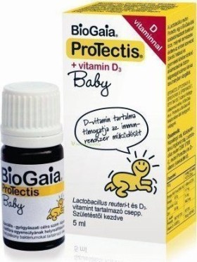 BioGaia ProTectis Baby Drops + D3, Προβιοτικό σε Σταγόνες, 5ml