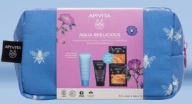 Apivita Aqua Beelicious Promo Oil Free Κρέμα-Τζελ Ενυδάτωσης Ελαφριάς Υφής 40ml & Black Cleansing Gel Καθαρισμού για Πρόσωπο & Μάτια 50ml & Face Mask Honey 2x8ml & δώρο νεσεσέρ