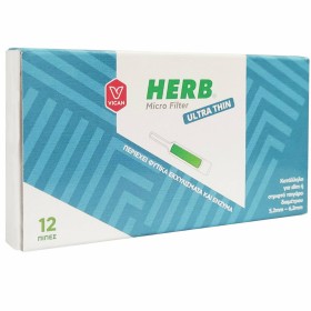Vican Πίπες Τσιγάρων HERB Micro Filter Ultra Thin 6.2mm 12τμχ!