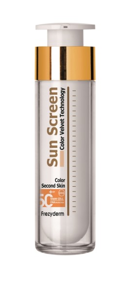 Frezyderm Sun Screen Color Velvet Face Cream SPF50+ Αντηλιακή Κρέμα Προσώπου Με Χρώμα 50ml