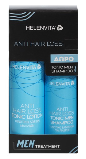 Helenvita Promo Anti Hair Loss Tonic Lotion 100ml & ΔΩΡΟ Anti Hair Loss Tonic Men Shampoo 100ml