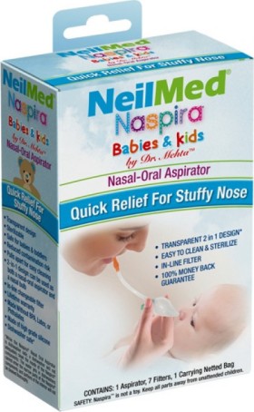 NeilMed Naspira Babies & Kids Ρινικος Αναρροφητήρας για Βρέφη & Παιδιά 1 Τμχ.