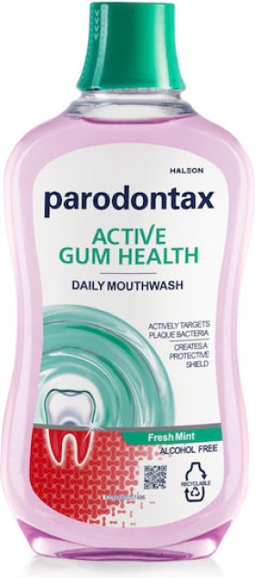 Parodontax Active Gum Health Mouthwash Fresh Mint Στοματικό Διάλυμα, 500ml