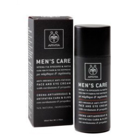 Apivita Mens Care Κρέμα για Πρόσωπο και Μάτια με Κάρδαμο & Πρόπολη 50ml