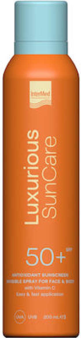 Intermed Luxurious Suncare Αντηλιακή Κρέμα για το Σώμα SPF50 σε Spray 200ml