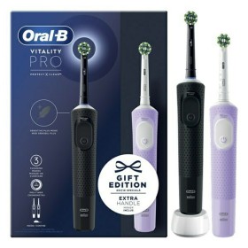 Oral-B Vitality Pro Duo Pack Ηλεκτρική Οδοντόβουρτσα Black & LIlac