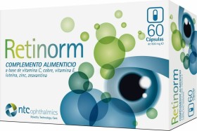 Retinorm 600mg Συμπλήρωμα Διατροφής Για Την Υγεία Των Ματιών 60 Κάψουλες