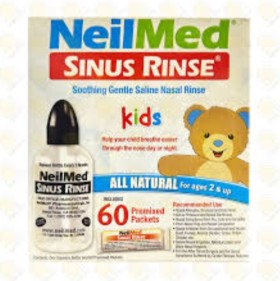 Neilmed Sinus Rinse Kit For Kids 1 μπουκάλι + 60 φακελάκια